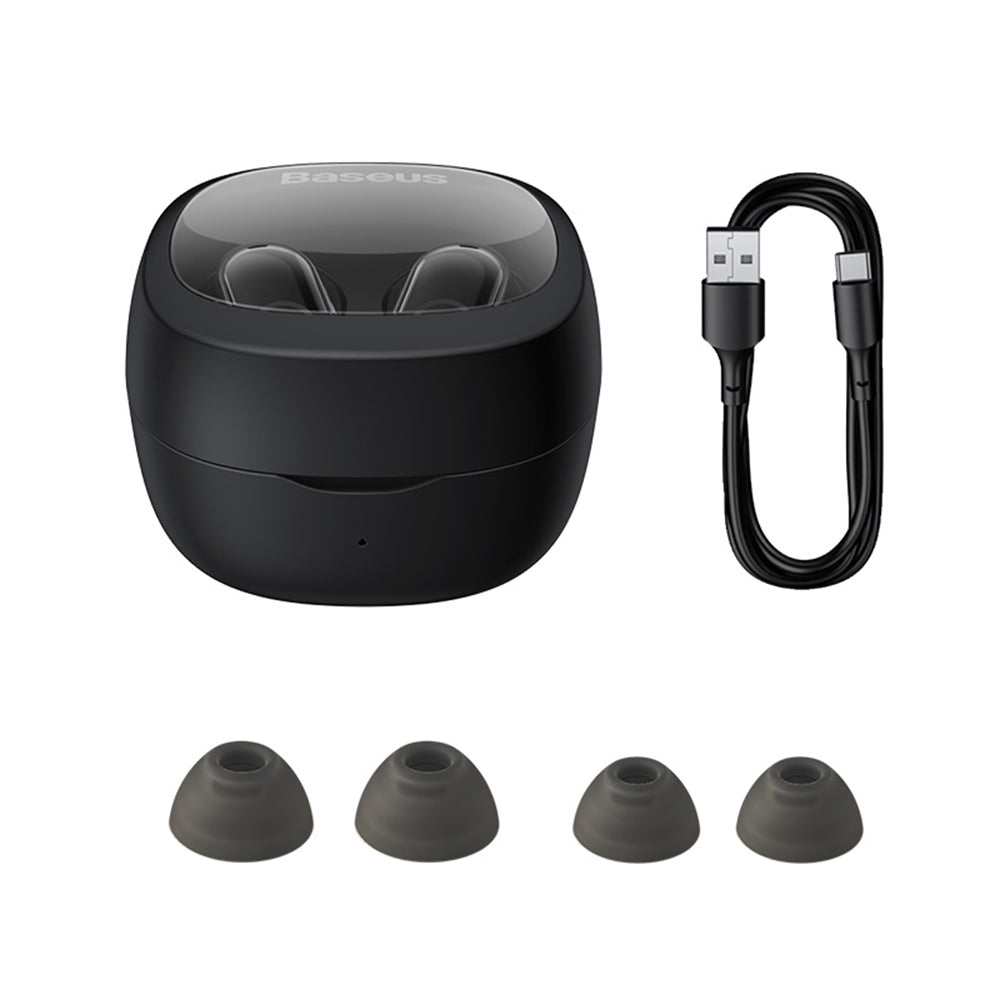 Handsfree Bluetooth Baseus Bowie WM02, TWS, Crni NGTW370201
