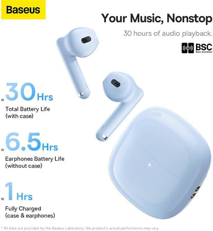 Handsfree Bluetooth Baseus Bowie WX5, TWS, Plavi A00051000313-00