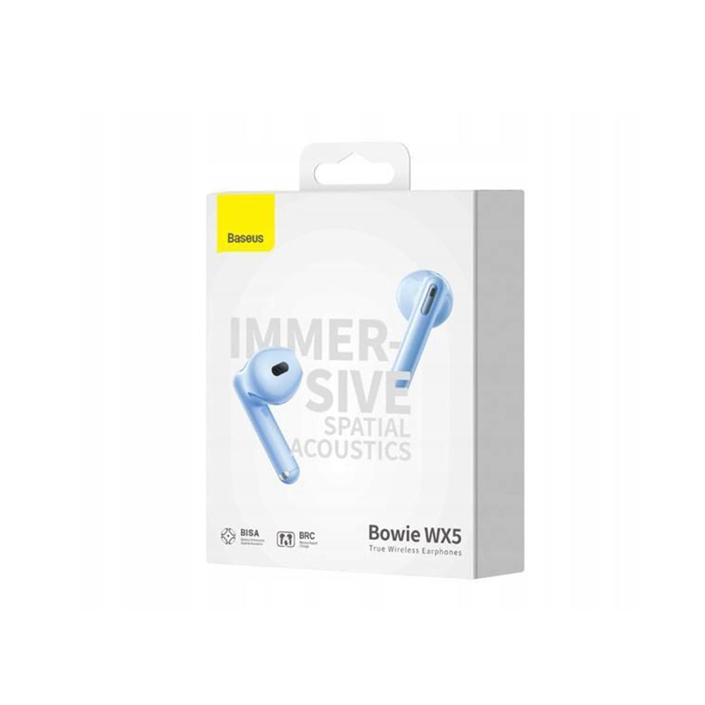 Handsfree Bluetooth Baseus Bowie WX5, TWS, Plavi A00051000313-00