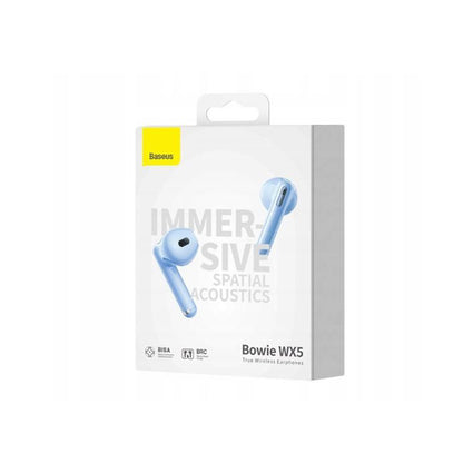 Handsfree Bluetooth Baseus Bowie WX5, TWS, Plavi A00051000313-00