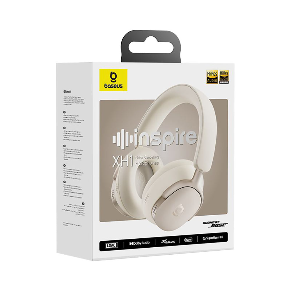Handsfree Bluetooth Baseus Inspire XH1 Sound by Bose, A2DP, ANC, Bela A00085701233-00