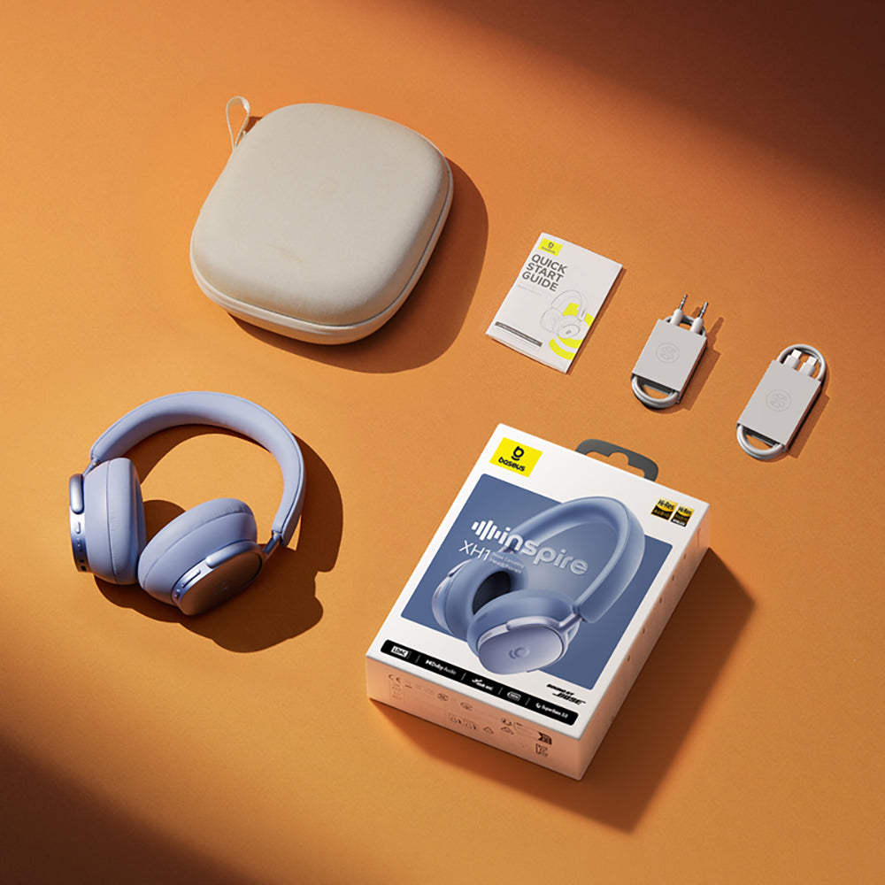 Handsfree Bluetooth Baseus Inspire XH1 Sound by Bose, A2DP, ANC, Plava A0203601