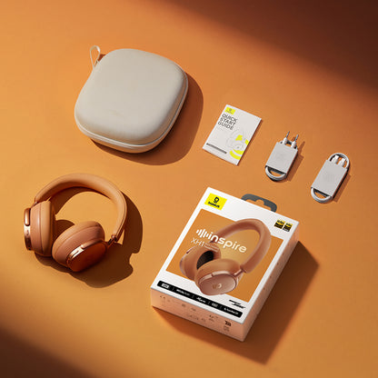 Handsfree Bluetooth Baseus Inspire XH1 Sound by Bose, A2DP, ANC, Narandžasta Koral A0203600