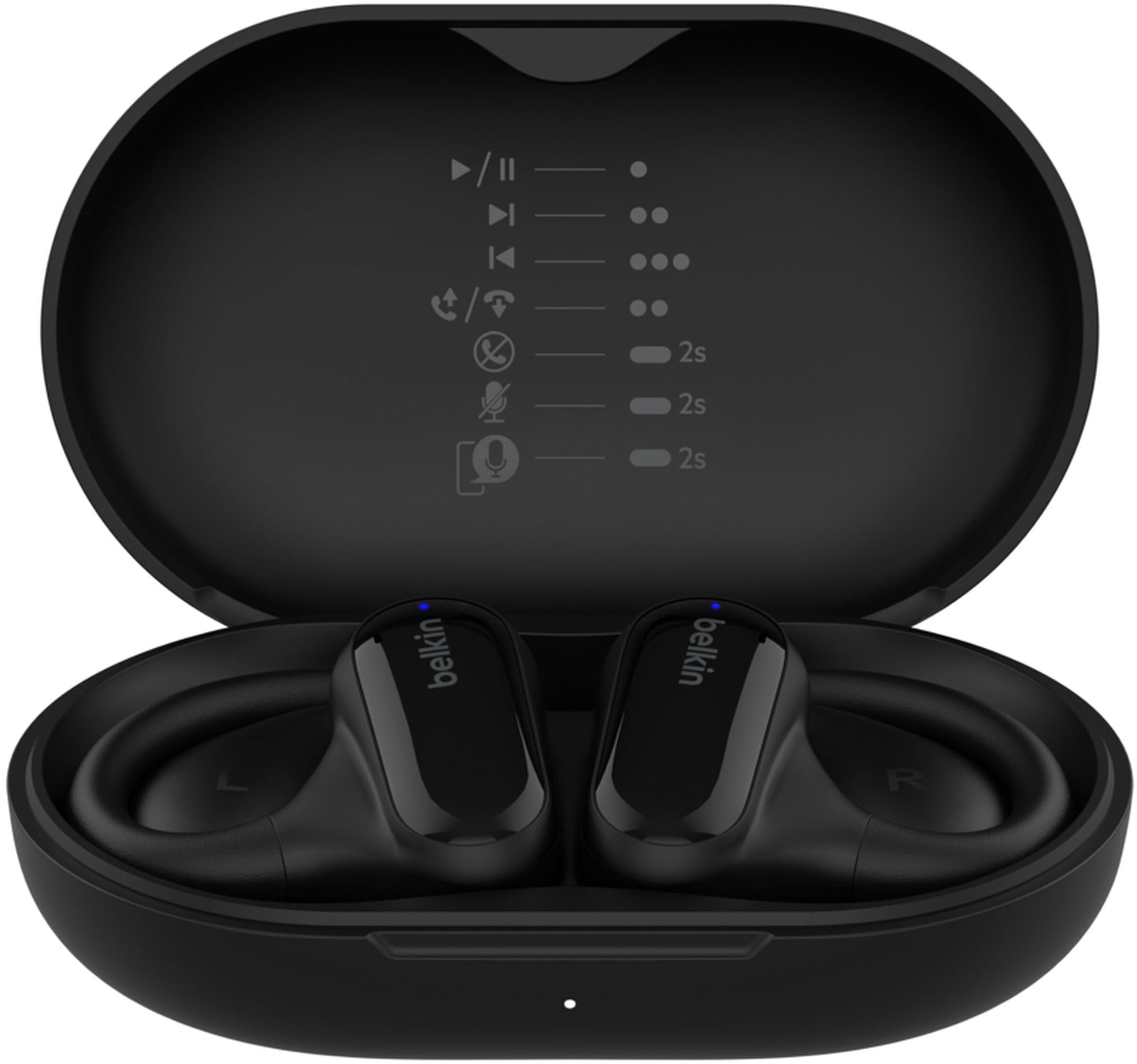Handsfree Bluetooth Belkin SoundForm ClearFit, TWS, Multipoint, Crna AUC013ctBK