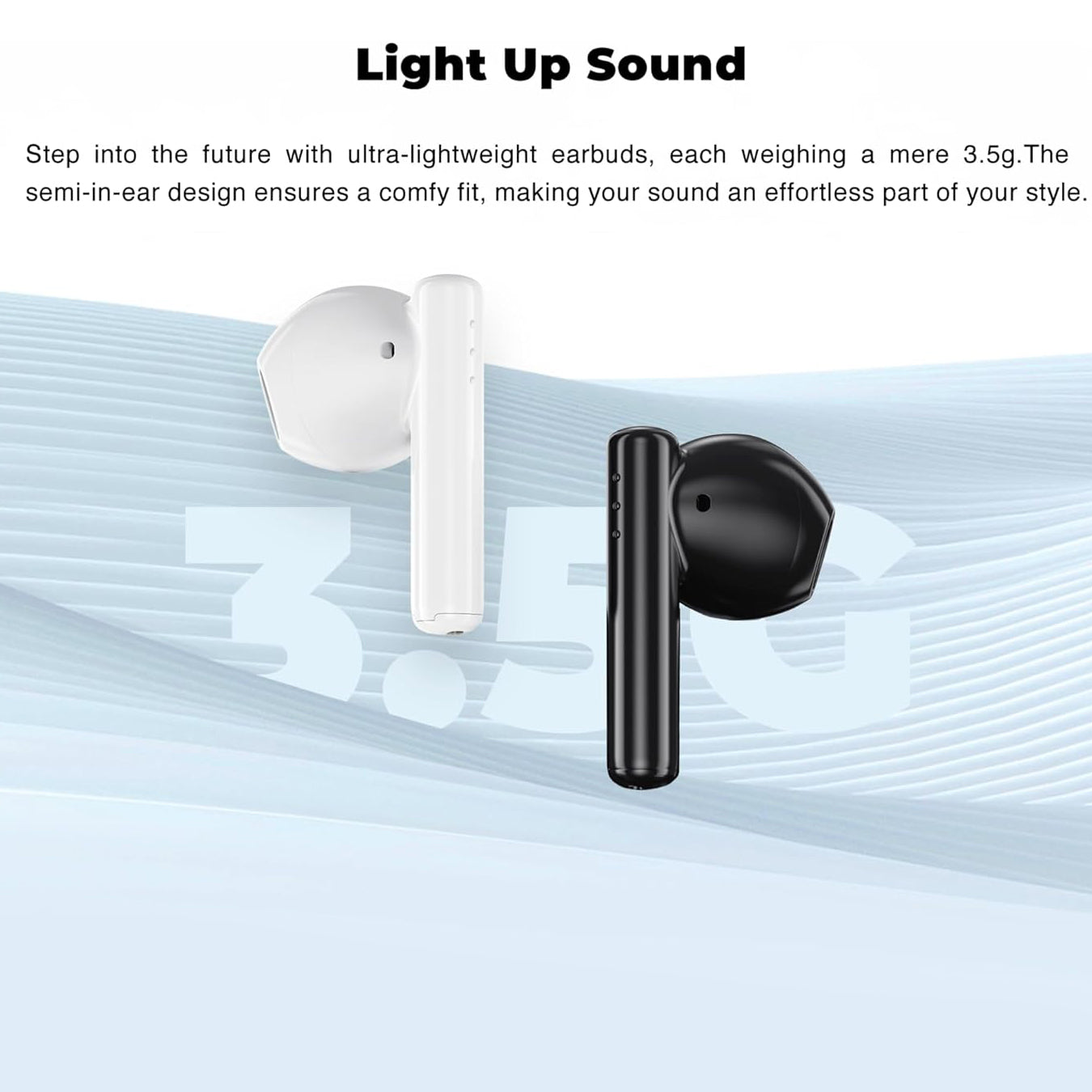 Handsfree Bluetooth Bluetooth Black Shark BS-T9, TWS, White 