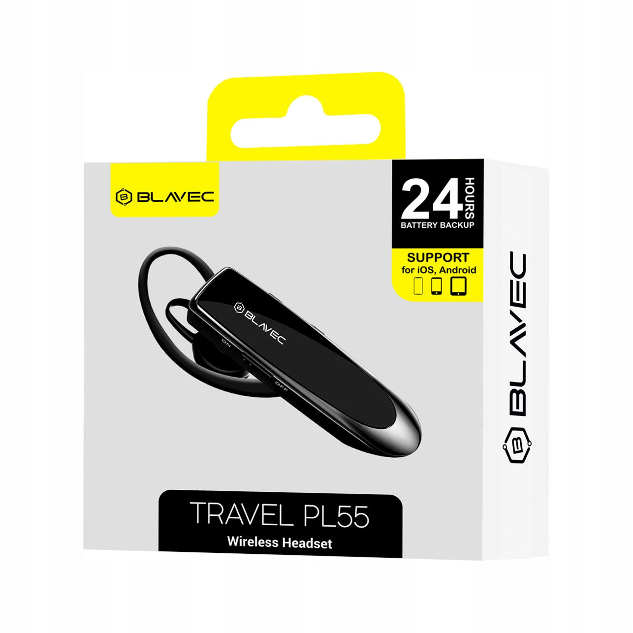 Handsfree Bluetooth Blavec PL55, MultiPoint, A2DP, Crni BHPL55-B