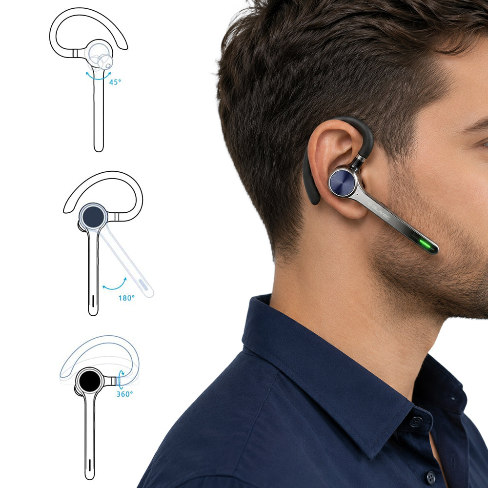 Bluetooth handsfree Blavec Talk 1, MultiPoint, A2DP, crni