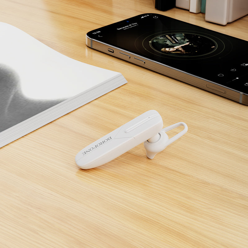 Handsfree Bluetooth Headset BC36 Lucky, A2DP, White 