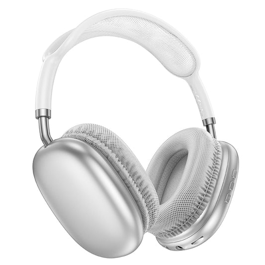 Handsfree Bluetooth Borofone BO22 Plus Elegant, A2DP, Srebrni