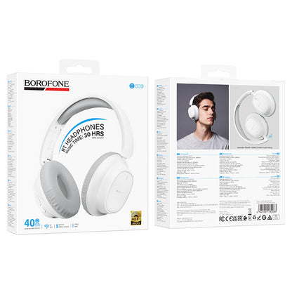 Bluetooth handsfree Borofone BO39 Melotide, A2DP, bela