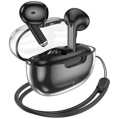 Handsfree Bluetooth Borofone BW46 Ice Flake, TWS, Crni