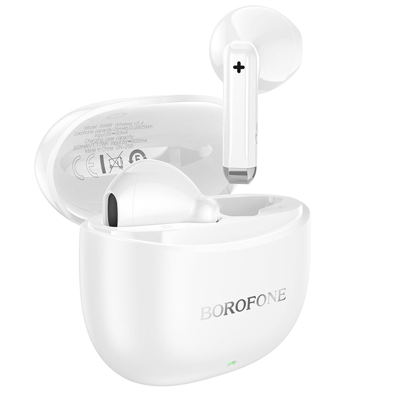 Handsfree Bluetooth Borofone BW88 Deep Rhyme, TWS, Beli