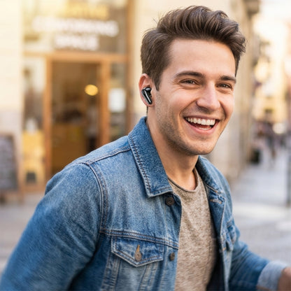 Handsfree Bluetooth Borofone BW96 Mellow, TWS, Bela