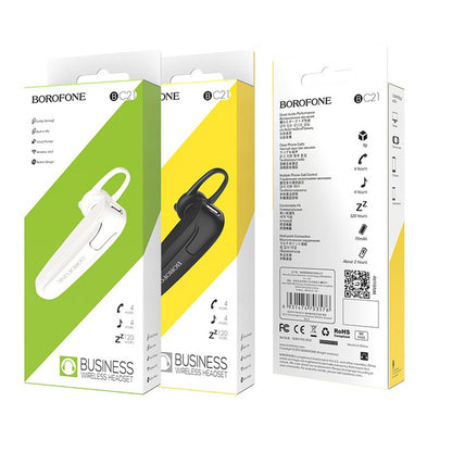 Handsfree Bluetooth Borofone Encourage BC21, MultiPoint, A2DP, Crni