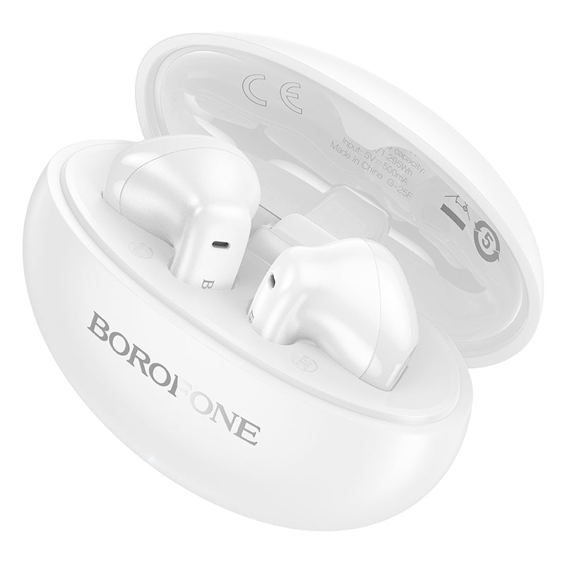 Handsfree Bluetooth Borofone FQ12 Nice, TWS, Bela