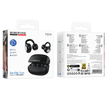 Handsfree Bluetooth Borofone FQ14 Joy, TWS, Crni
