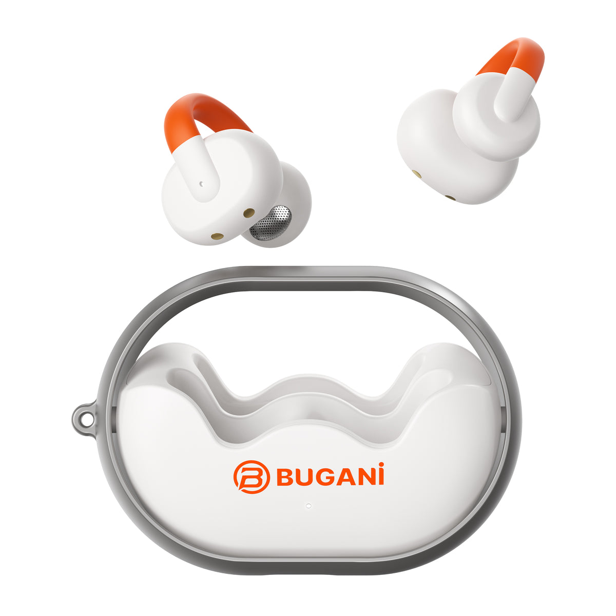 Handsfree Bluetooth Bugani Clip B21, TWS, Bela