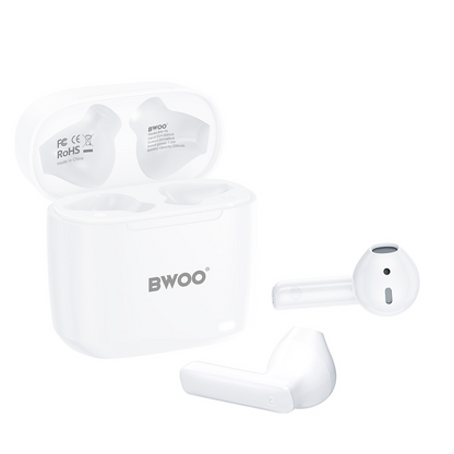 Handsfree Bluetooth BWOO BW94, TWS, Bela