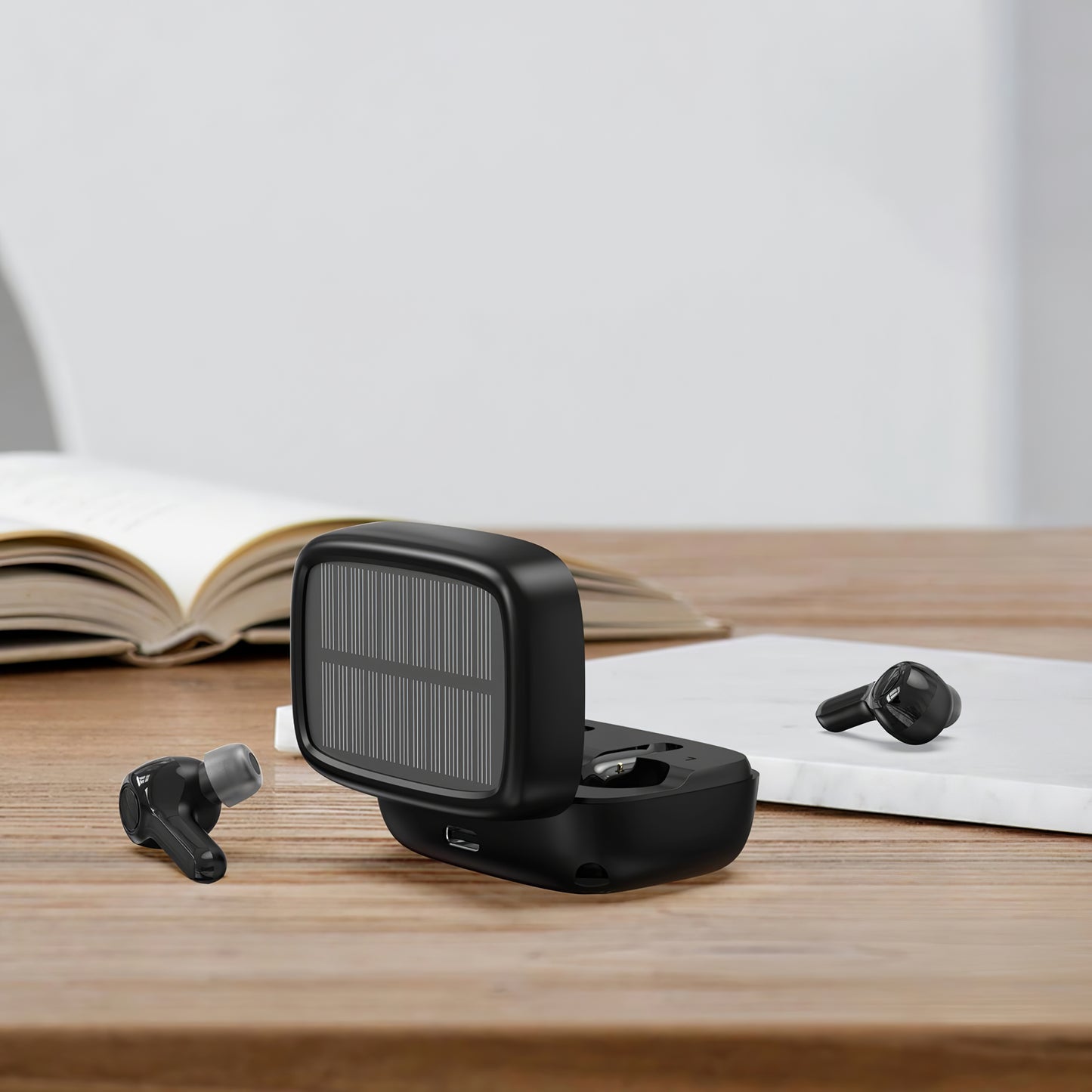 Bluetooth Handsfree Bluetooth Choetech Solar Sport, TWS, Black 