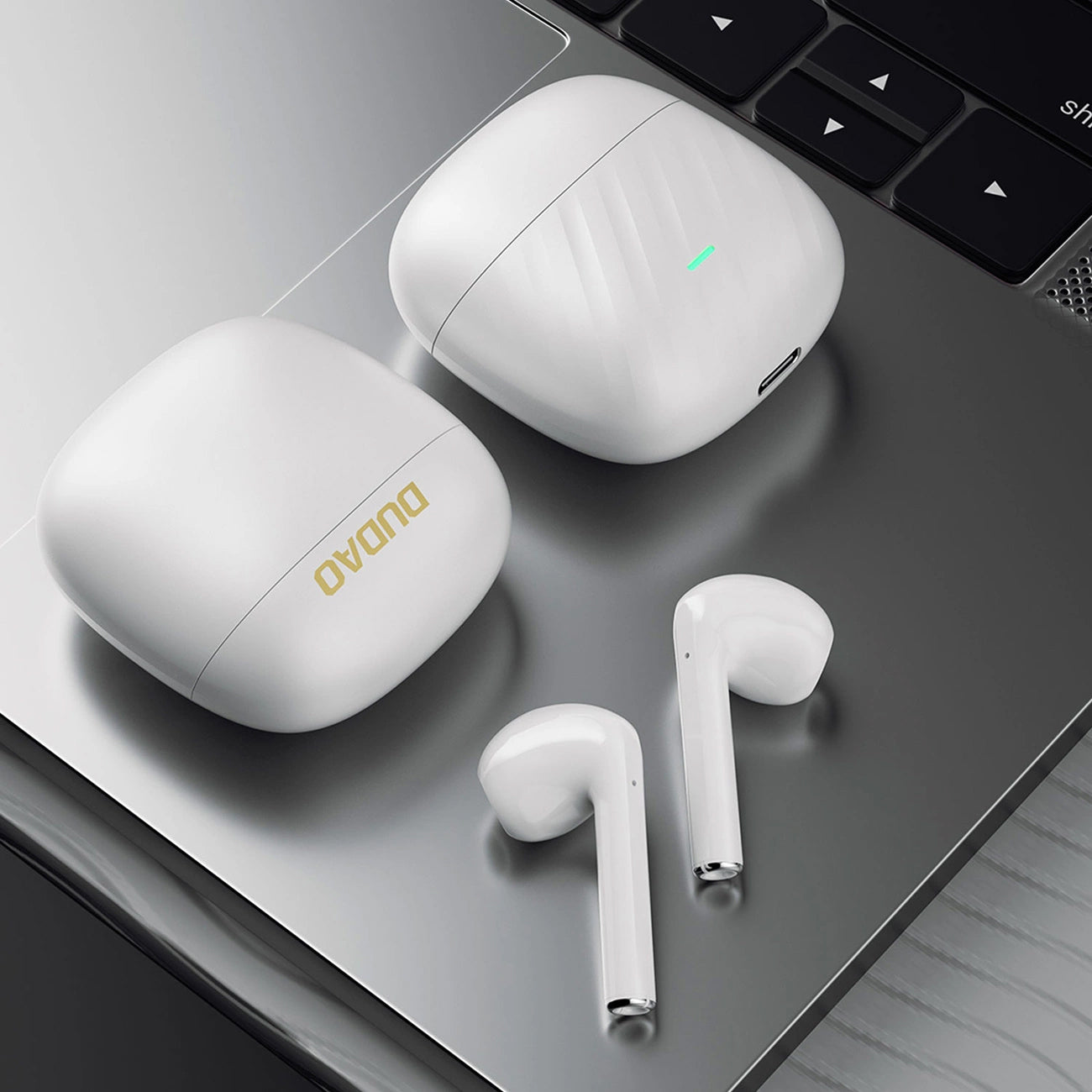Handsfree Bluetooth Dudao U14+, TWS, White 