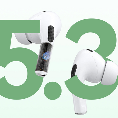 Handsfree Bluetooth Dudao U19 Display, TWS, Bela, Refabrikovan