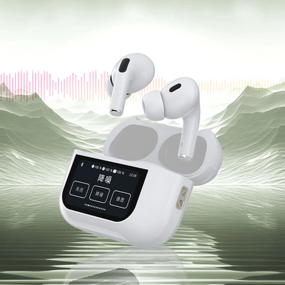 Handsfree Bluetooth Dudao U19 Display, TWS, Bela, Refabrikovan