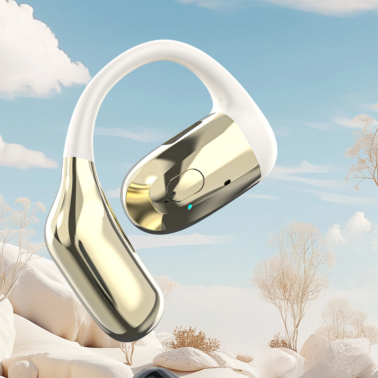Handsfree Bluetooth Dudao U4Pro, A2DP, Zlatno Bež
