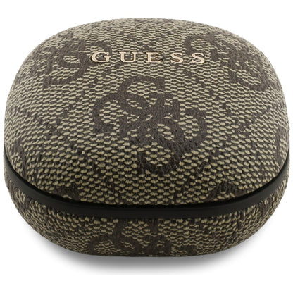Handsfree Bluetooth Guess 4G Classic Metal Logo, TWS, Braon