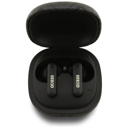 Handsfree Bluetooth Guess 4G Classic Metal Logo, TWS, Crni