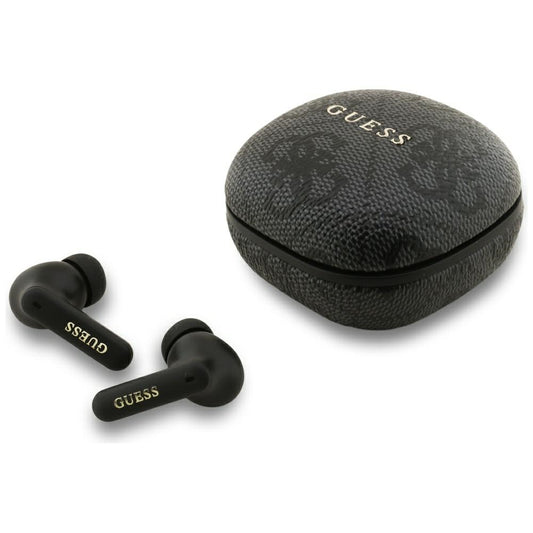 Handsfree Bluetooth Guess 4G Classic Metal Logo, TWS, Crni