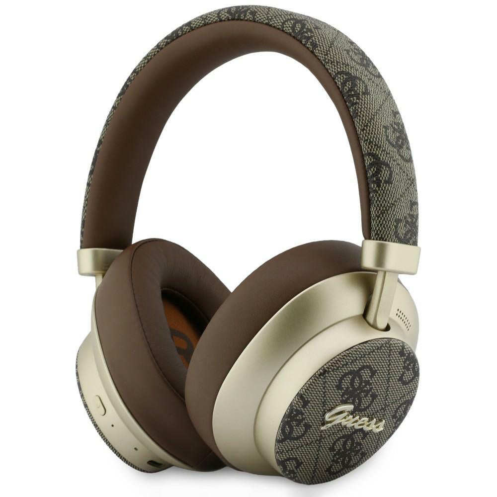 Handsfree Bluetooth Guess 4G Gold Script Metal, A2DP, Braon