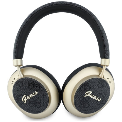 Handsfree Bluetooth Guess 4G Gold Script Metal, A2DP, Crna
