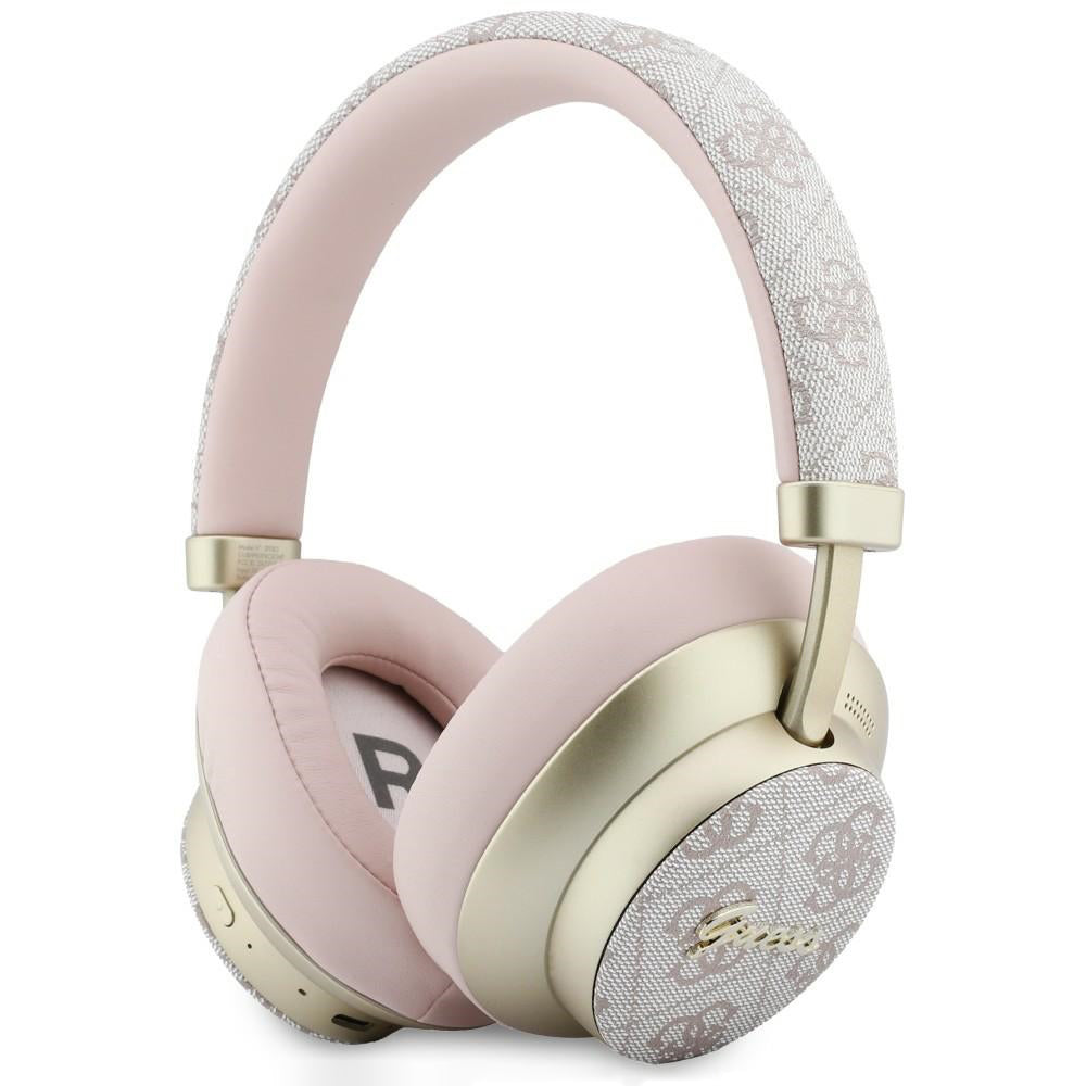 Handsfree Bluetooth Guess 4G Gold Script Metal, A2DP, Roze