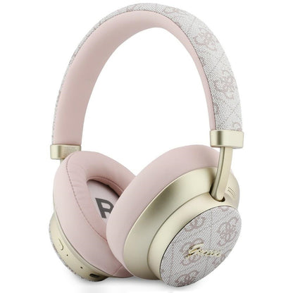 Handsfree Bluetooth Guess 4G Gold Script Metal, A2DP, Roze