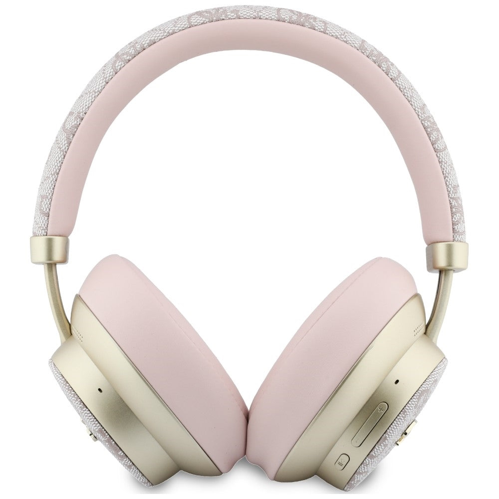 Handsfree Bluetooth Guess 4G Gold Script Metal, A2DP, Roze