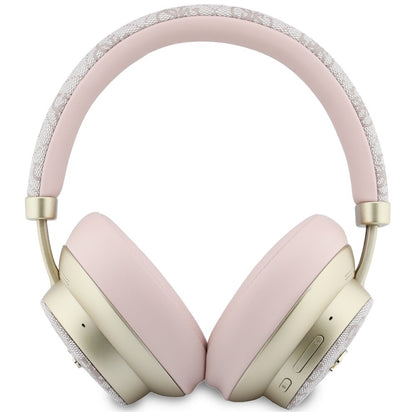 Handsfree Bluetooth Guess 4G Gold Script Metal, A2DP, Roze