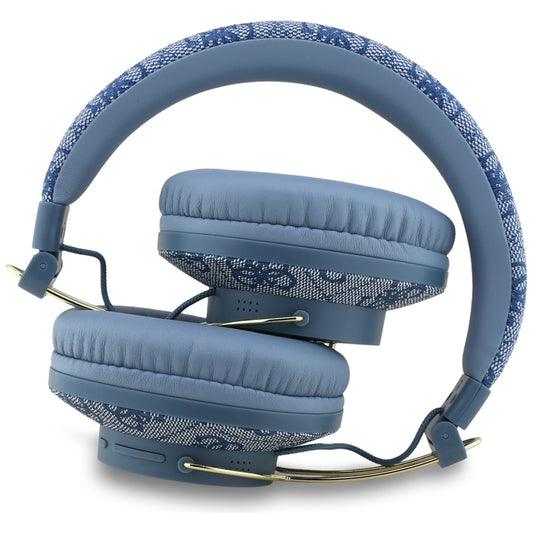 Handsfree Bluetooth Guess 4G Metal Logo, A2DP, Plavi
