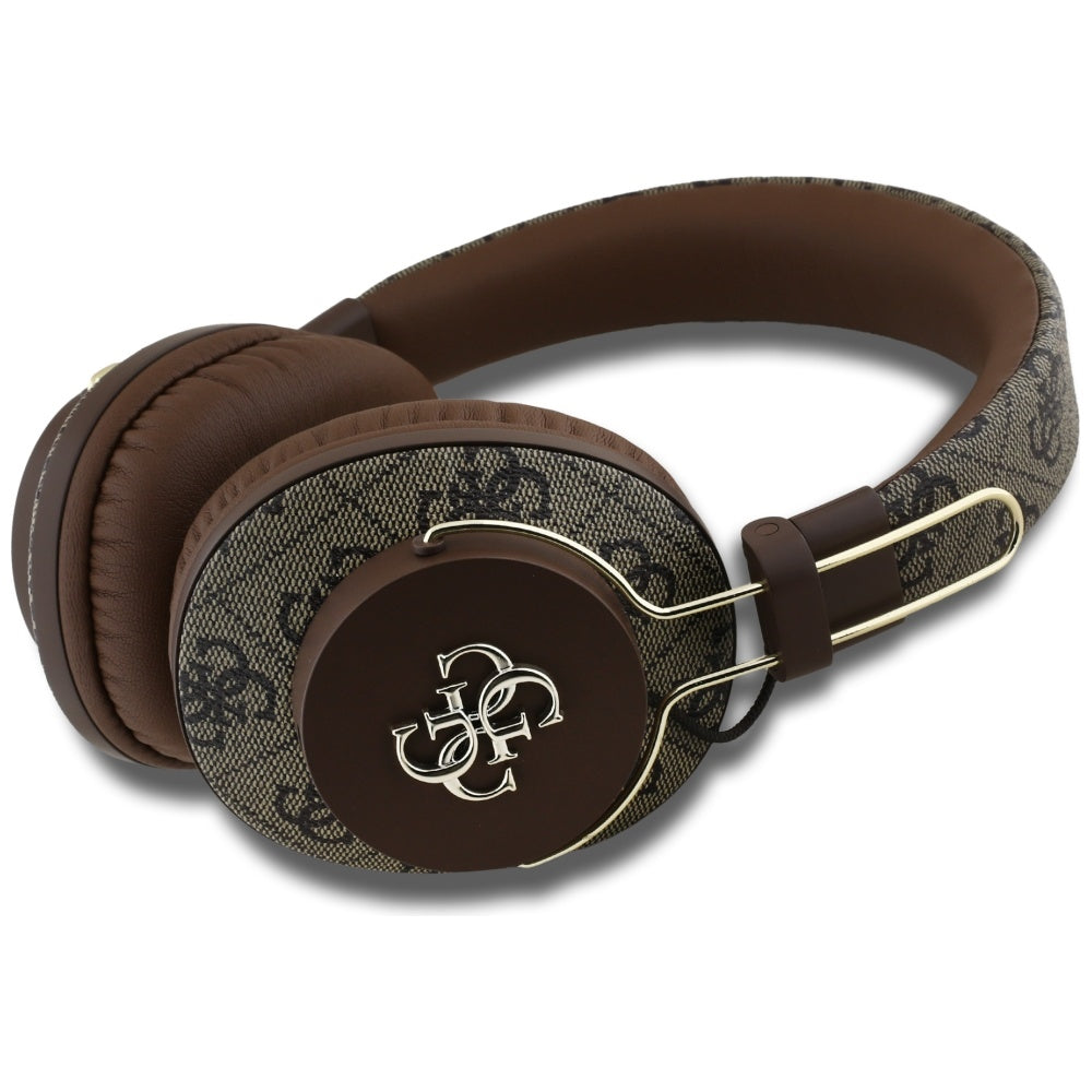 Handsfree Bluetooth Guess 4G Metal Logo, A2DP, Braon