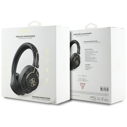 Handsfree Bluetooth Guess 4G Metal Logo, A2DP, Crni