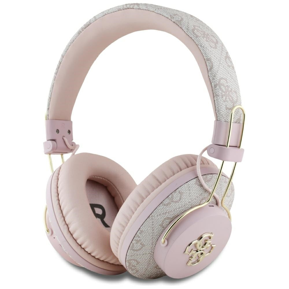 Handsfree Bluetooth Guess 4G Metal Logo, A2DP, Roze