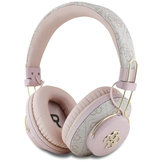 Handsfree Bluetooth Guess 4G Metal Logo, A2DP, Roze