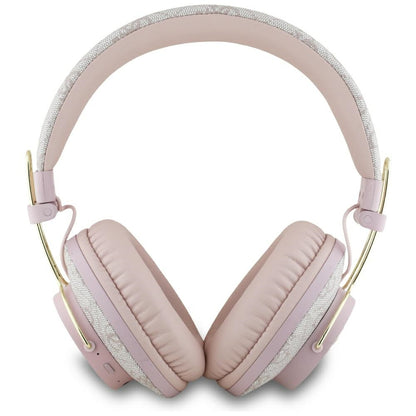 Handsfree Bluetooth Guess 4G Metal Logo, A2DP, Roze