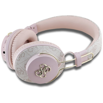 Handsfree Bluetooth Guess 4G Metal Logo, A2DP, Roze