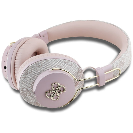 Handsfree Bluetooth Guess 4G Metal Logo, A2DP, Roze