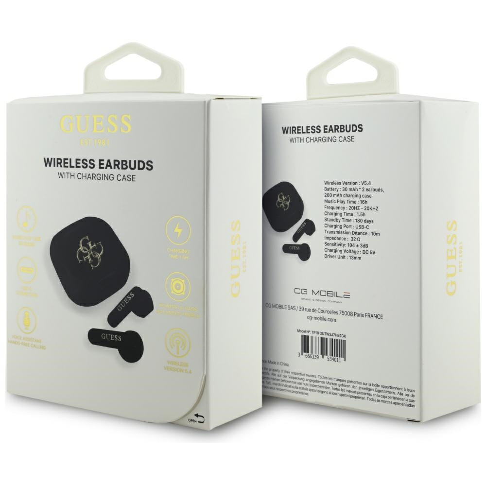 Handsfree Bluetooth Guess 4G Metal Logo, TWS, Beli