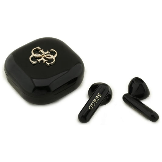Handsfree Bluetooth Guess 4G Metal Logo, TWS, Crni