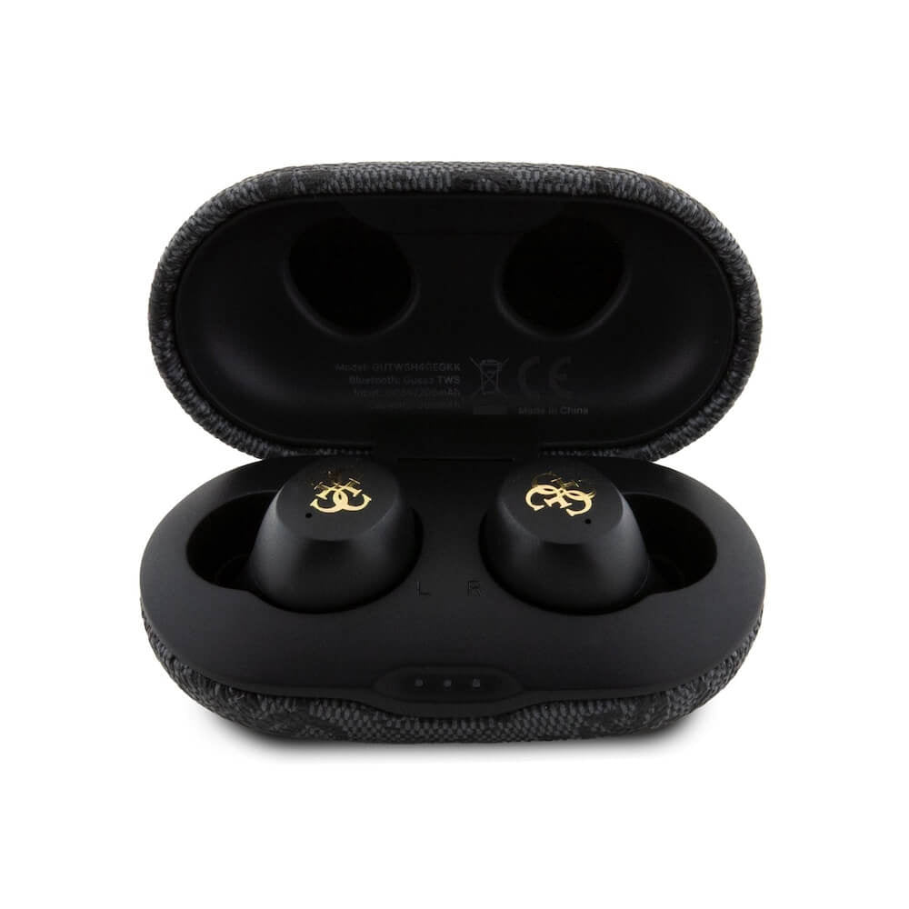 Handsfree Bluetooth Guess 4G Metal, TWS, Crni