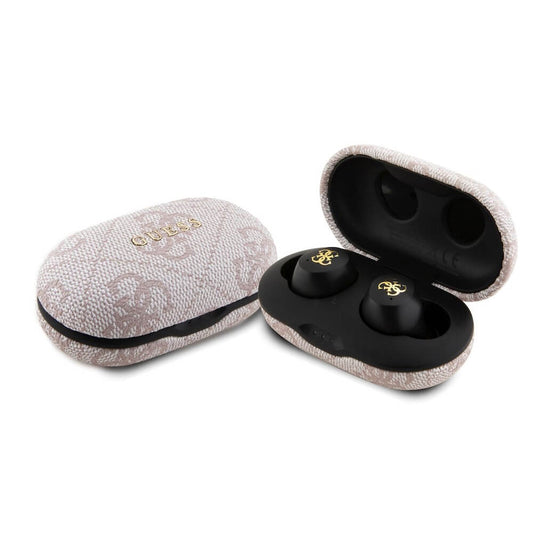 Handsfree Bluetooth Guess 4G Metal, TWS, Roze