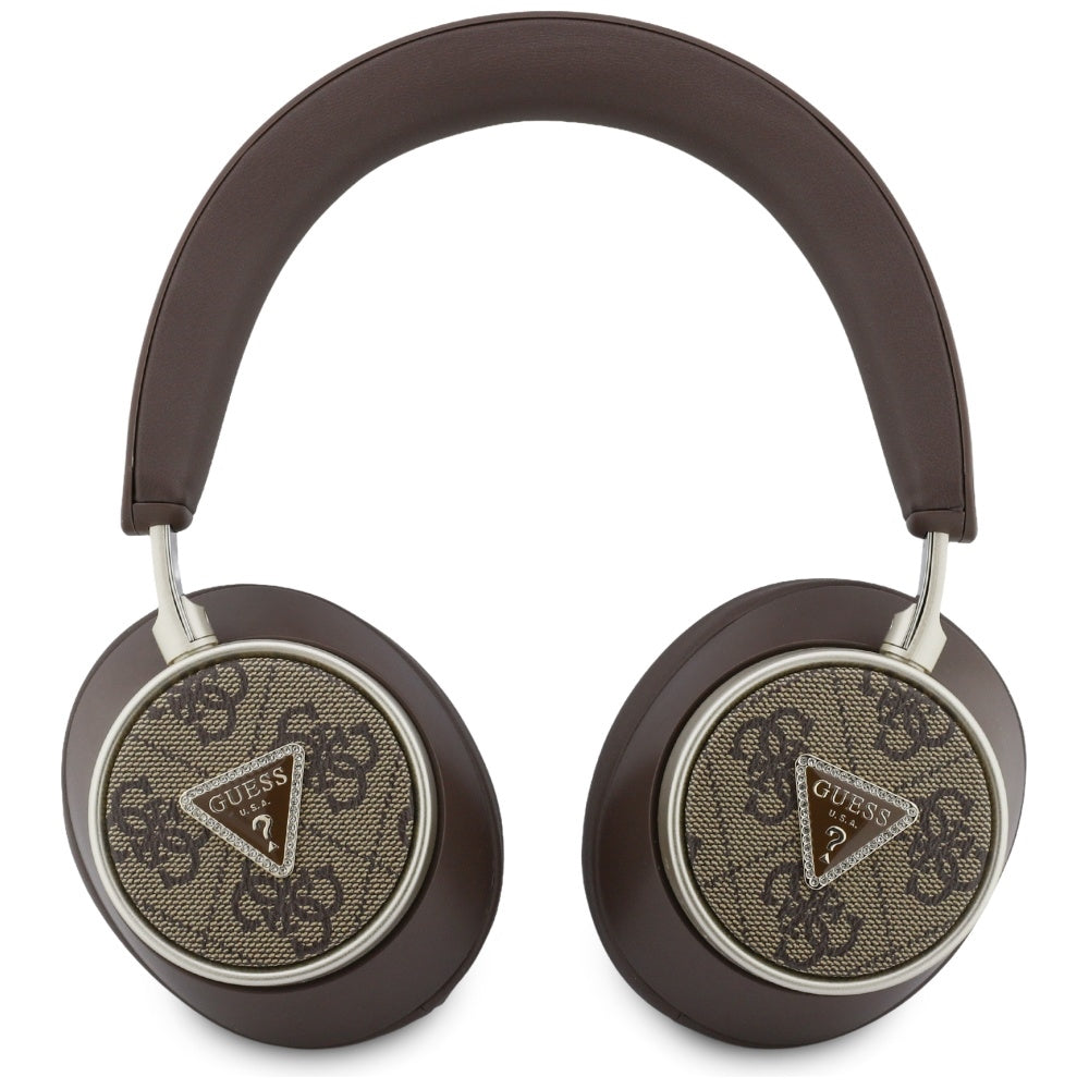 Handsfree Bluetooth Guess 4G Gold Triangle Logo, A2DP, Braon