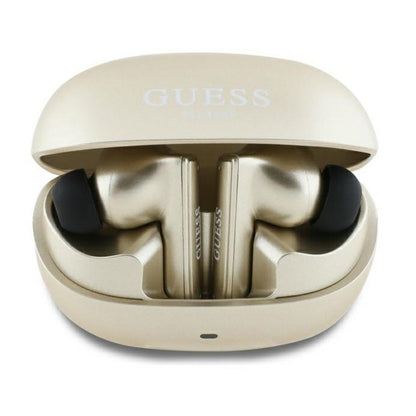 Handsfree Bluetooth Guess Capsule Printed Logo, TWS, ANC, Zlatni